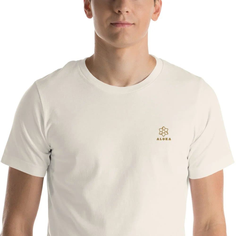 Aloka Embroidered T-Shirt — Natural